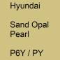 Preview: Hyundai, Sand Opal Pearl, P6Y / PY.